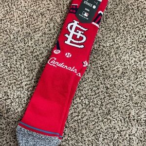 Saint Louis cardinals mlb stance sock infinity large